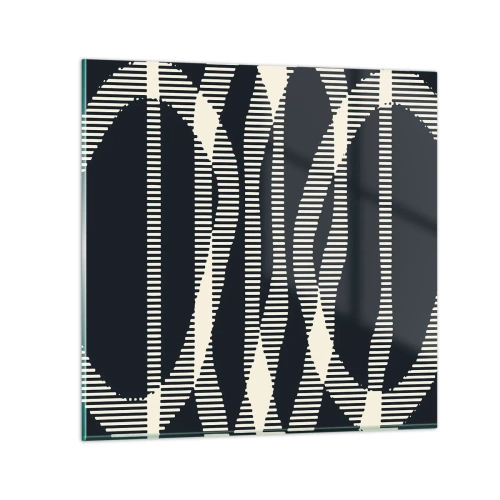 Tablou pe sticlă - Încercare de străpungere a întunericului - 40x40 cm