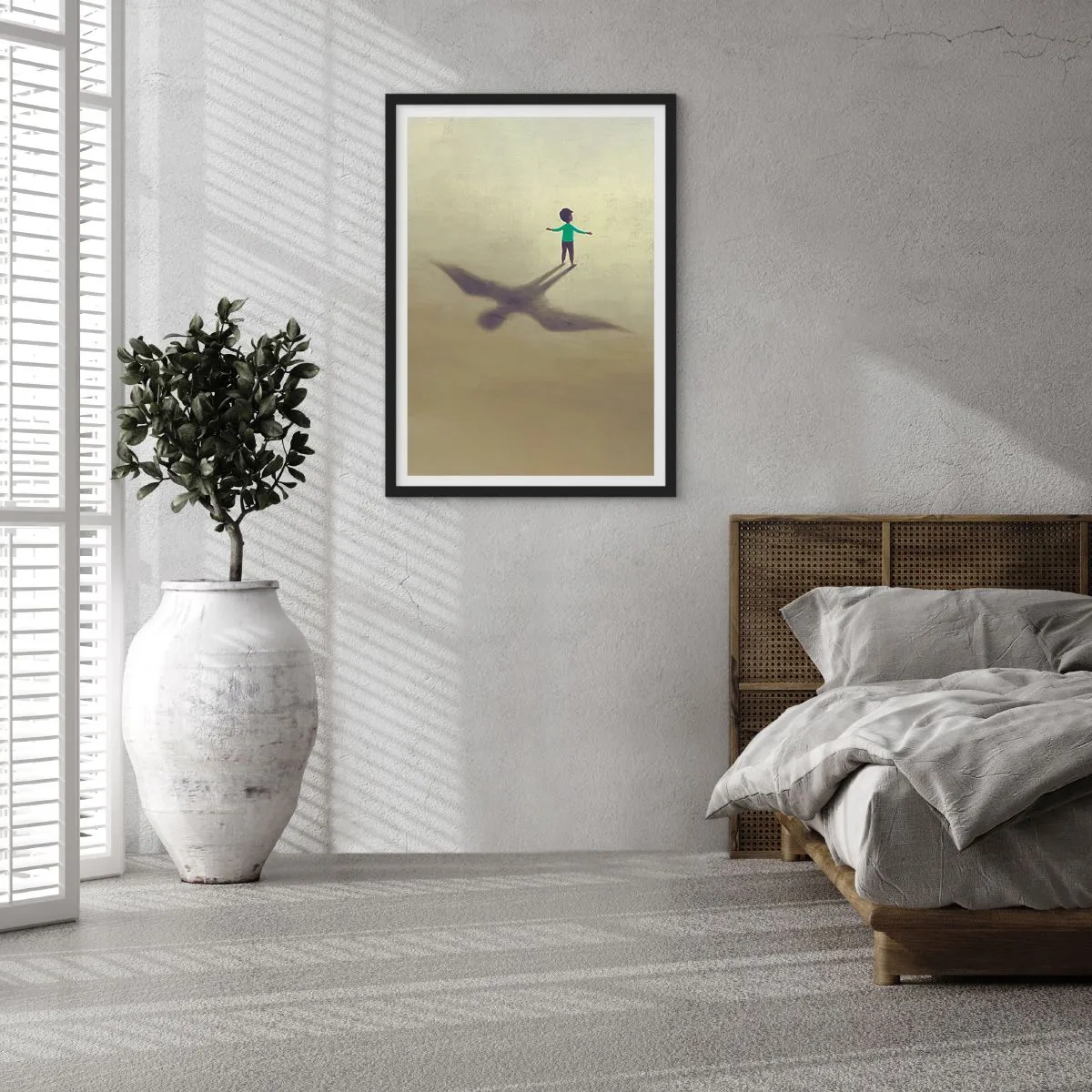 Poster în ramă neagră - Eroul viitorului - 61x91 cm