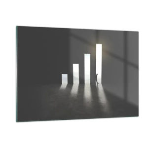 Tablou pe sticlă - Succesul - o impresie - 120x80 cm