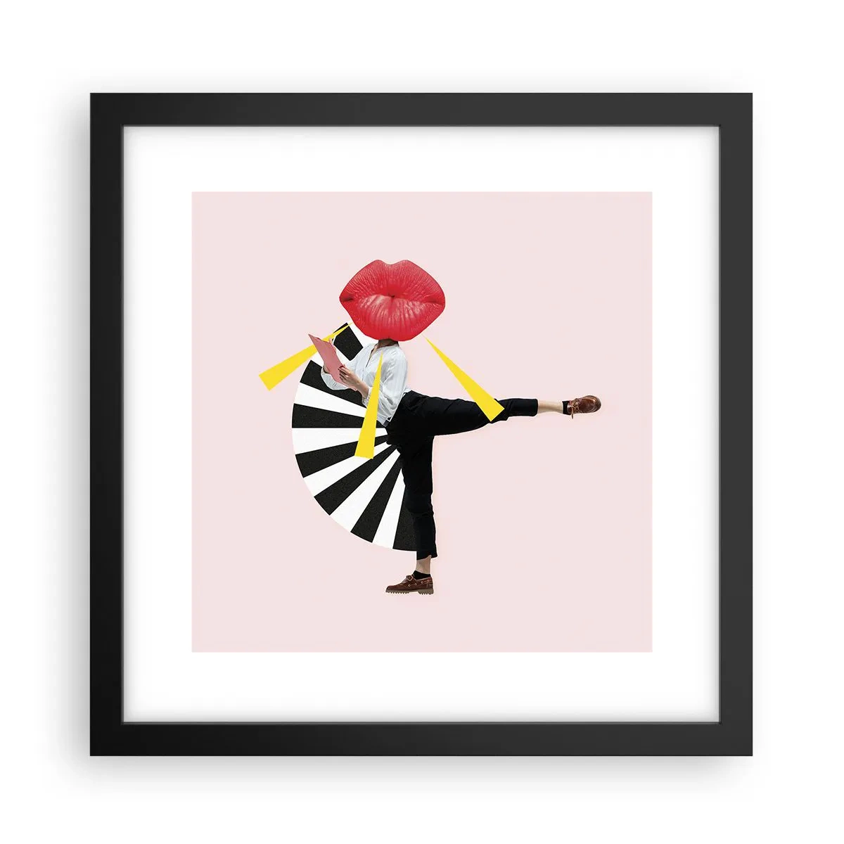 Poster în ramă neagră - Artă pop suprarealistă - 30x30 cm