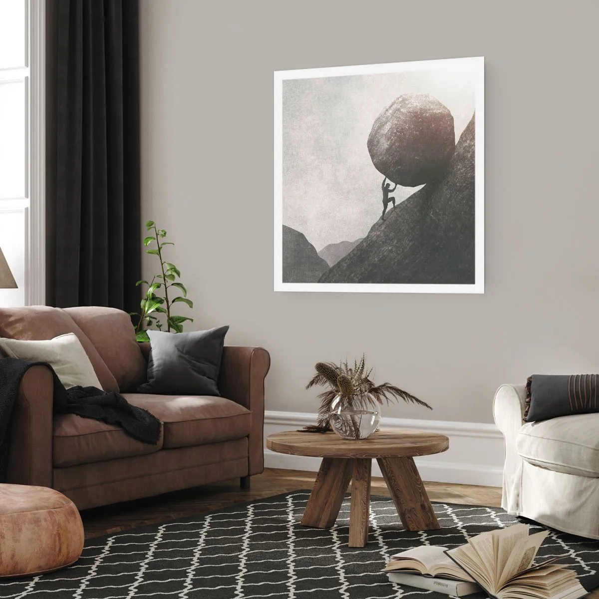 Poster - Cred, în ciuda așteptărilor - 60x60 cm