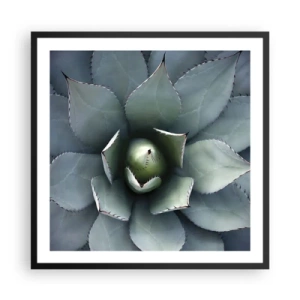 Poster în ramă neagră - Momește și avertizează - 60x60 cm