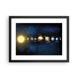 Poster în ramă neagră - Una din zece - 40x30 cm