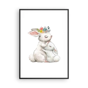 Poster în ramă neagră - Ca la mama - 70x100 cm