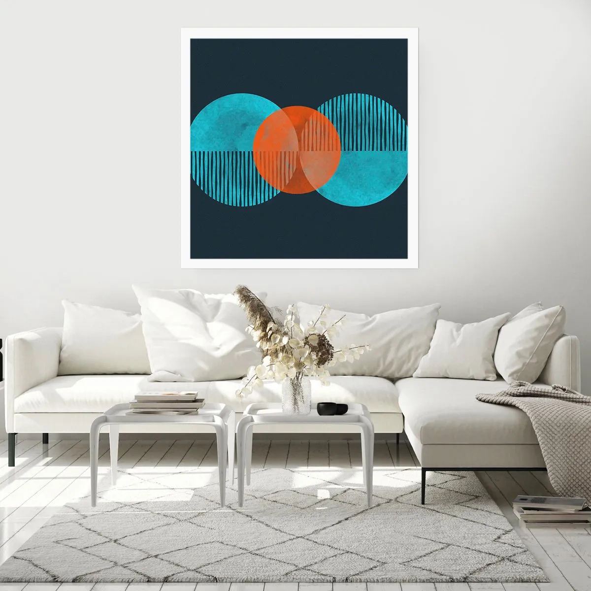 Poster - Compoziție simetrică - 60x60 cm