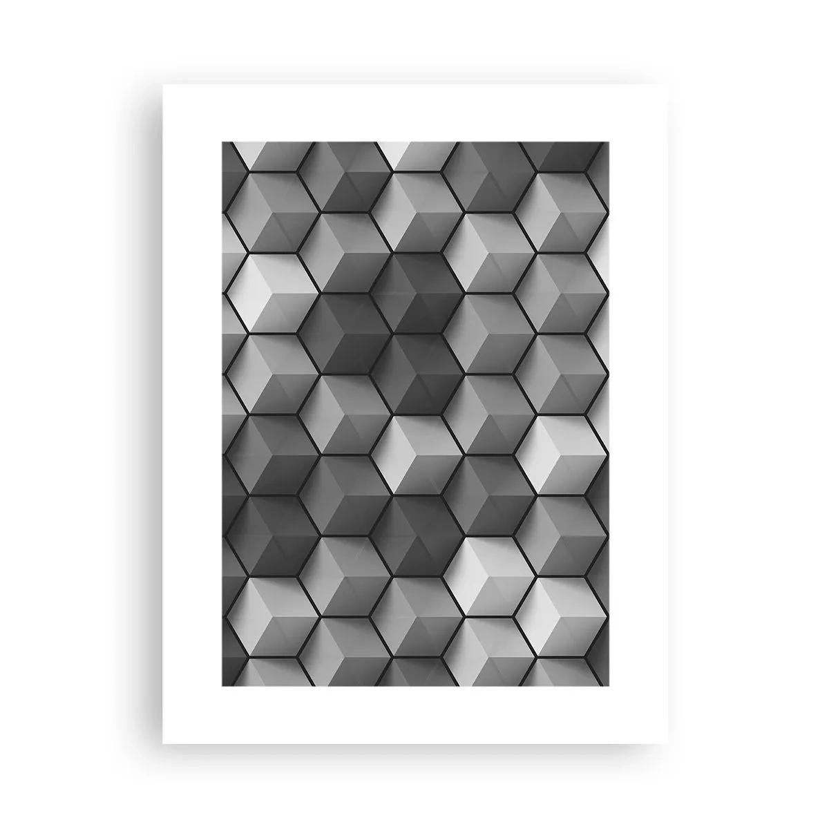 Poster - Puzzle cubist - 30x40 cm