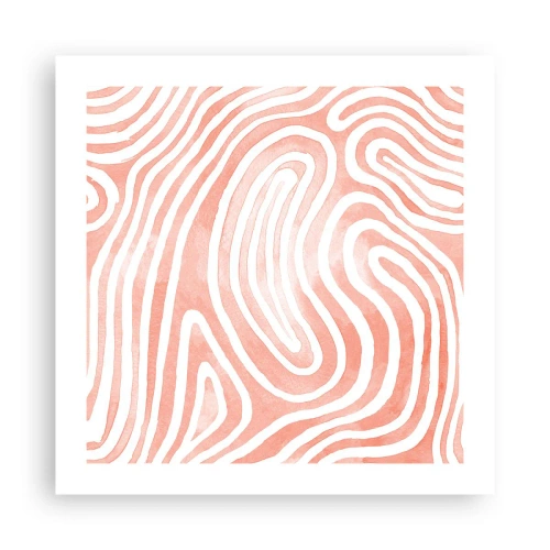 Poster - Într-un labirint de coral - 50x50 cm