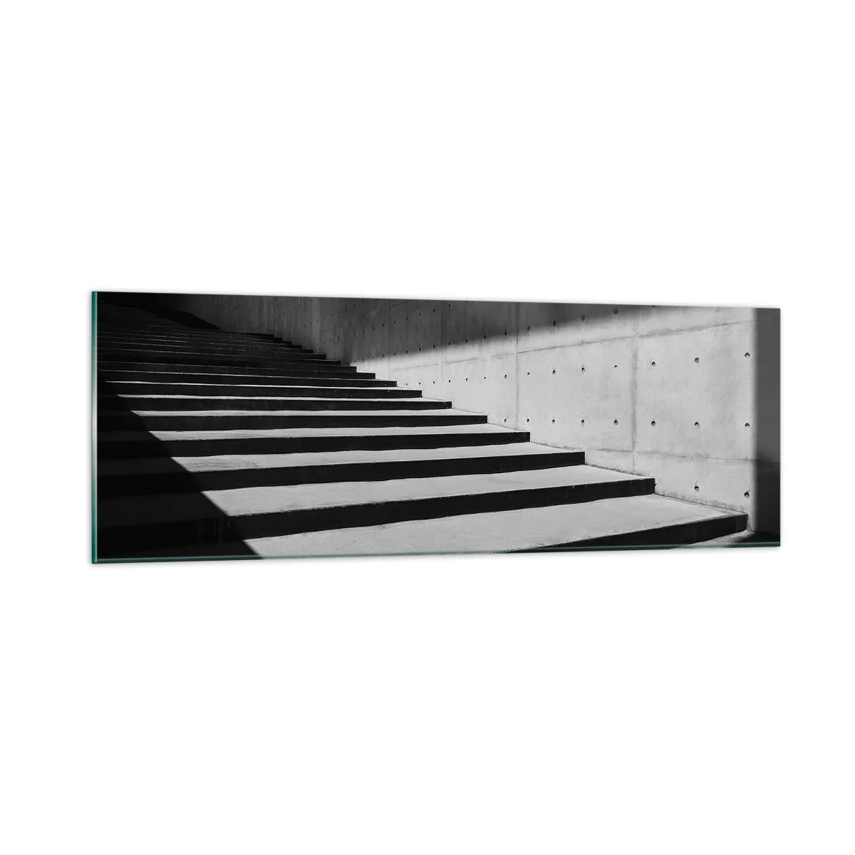 Tablou pe sticlă - Frumusețea brută a modernismului - 90x30 cm