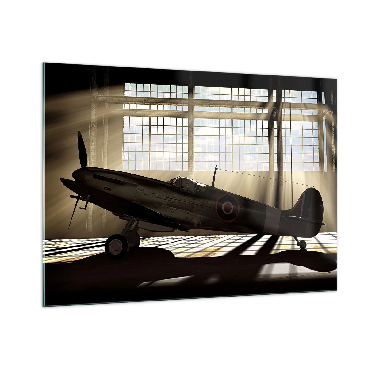 Tablou pe sticlă - Odihna războinicului - 100x70 cm