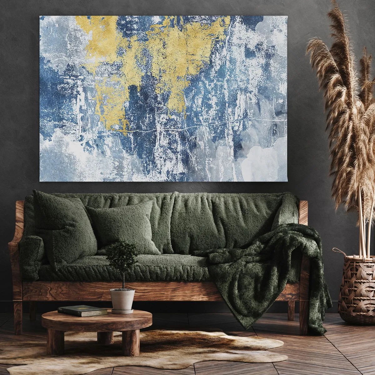 Tablou pe pânză - Abstracție de vreme - 70x50 cm