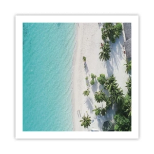 Poster - Vacanță în paradis - 60x60 cm
