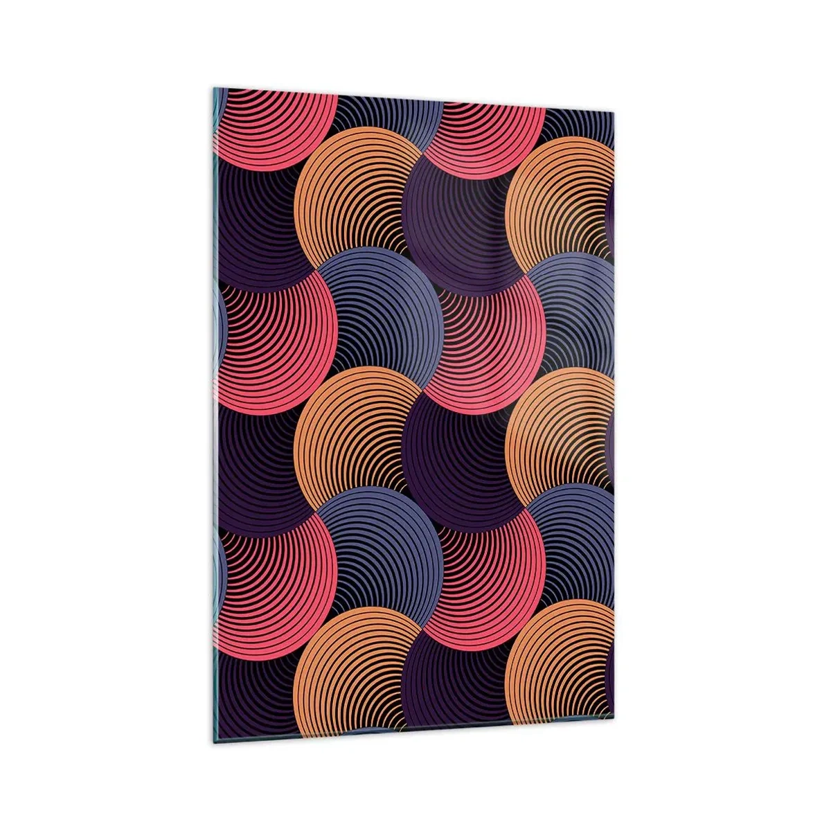 Tablou pe sticlă - Într-un ritm de cerc - 80x120 cm