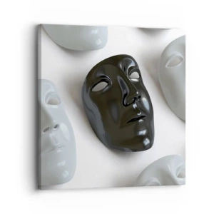 Tablou pe pânză - Cum să ieșiți în evidență? - 30x30 cm