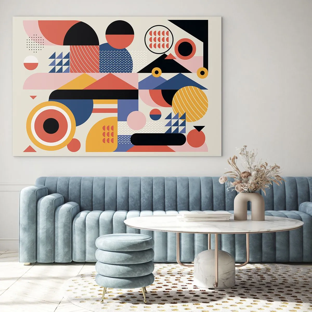 Tablou pe sticlă - Compoziție: joacă-te - 120x80 cm