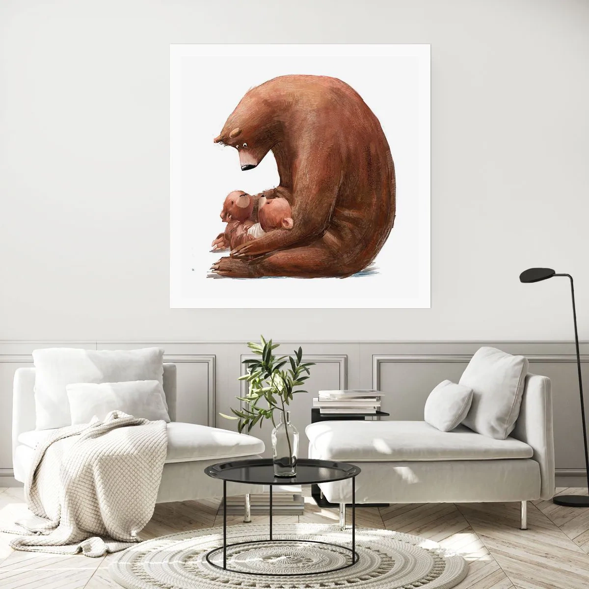 Poster - Vise plăcute, copii - 40x40 cm