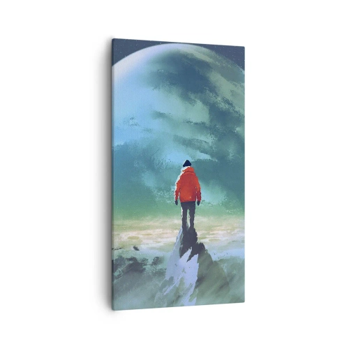 Tablou pe pânză - Descoperitorul unui nou ținut - 55x100 cm
