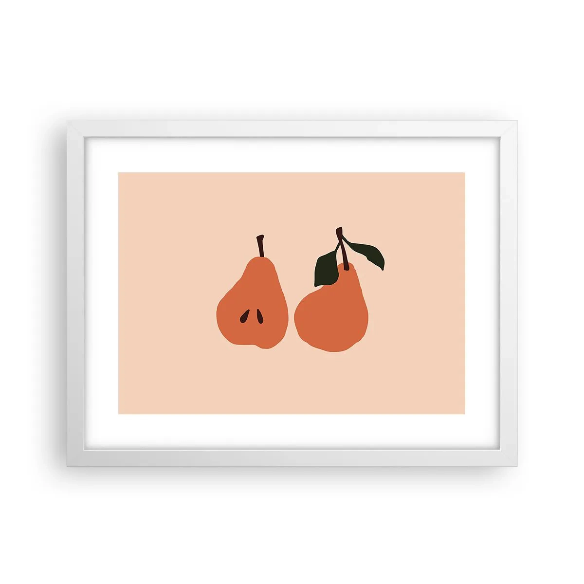 Poster în ramă albă - Dulceața în sine - 40x30 cm