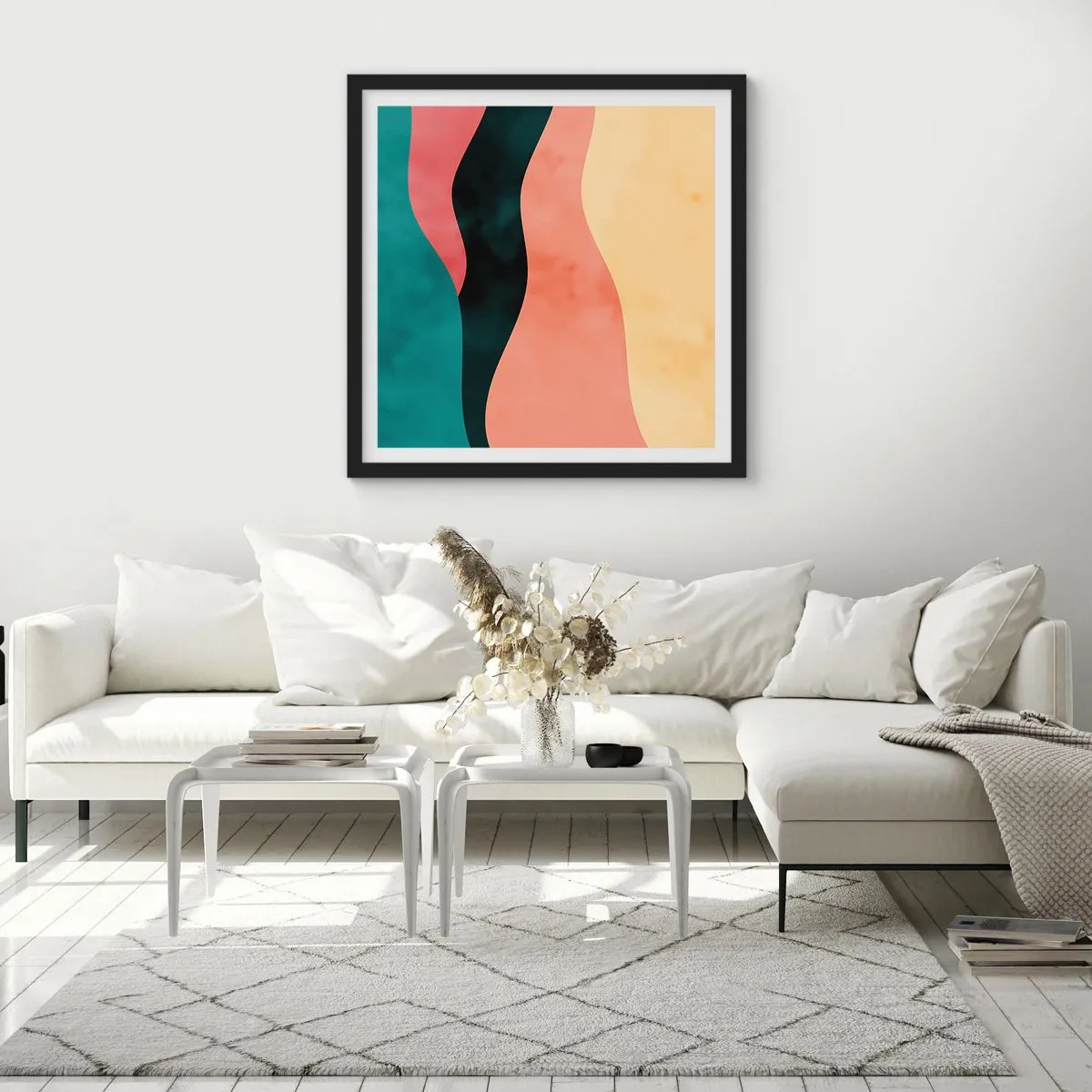 Poster în ramă neagră - Neconformitate compatibilă - 60x60 cm