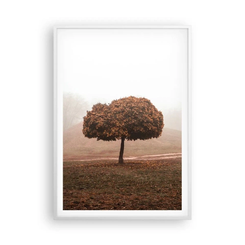 Poster în ramă albă - După o vară aglomerată - 70x100 cm