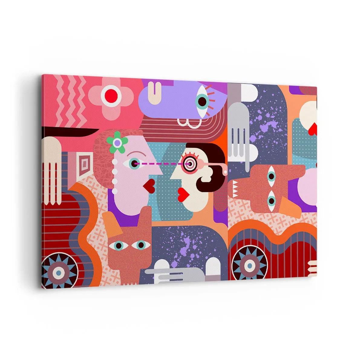 Tablou pe pânză - Ochi în ochi - 120x80 cm