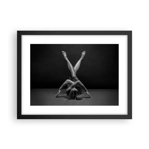 Poster în ramă neagră - Geometria nudității - 40x30 cm