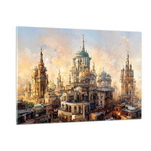 Tablou pe sticlă - Orașul tuturor orașelor - 120x80 cm