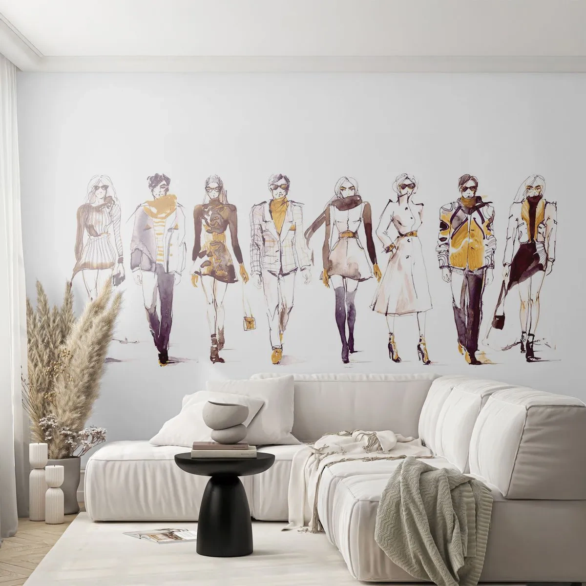 Tapet Premium Sand - Chic discret, eleganță casuală - Femeie, Model, Modă - 100x70 cm