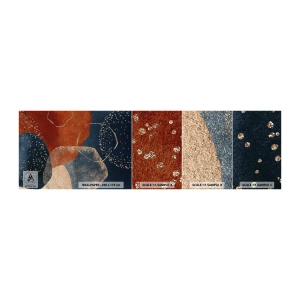 Mostră tapet autocolant Deluxe Sticker - Ușurința de a fi - Abstracția, Bucată, Artă Modernă - 100x30 cm