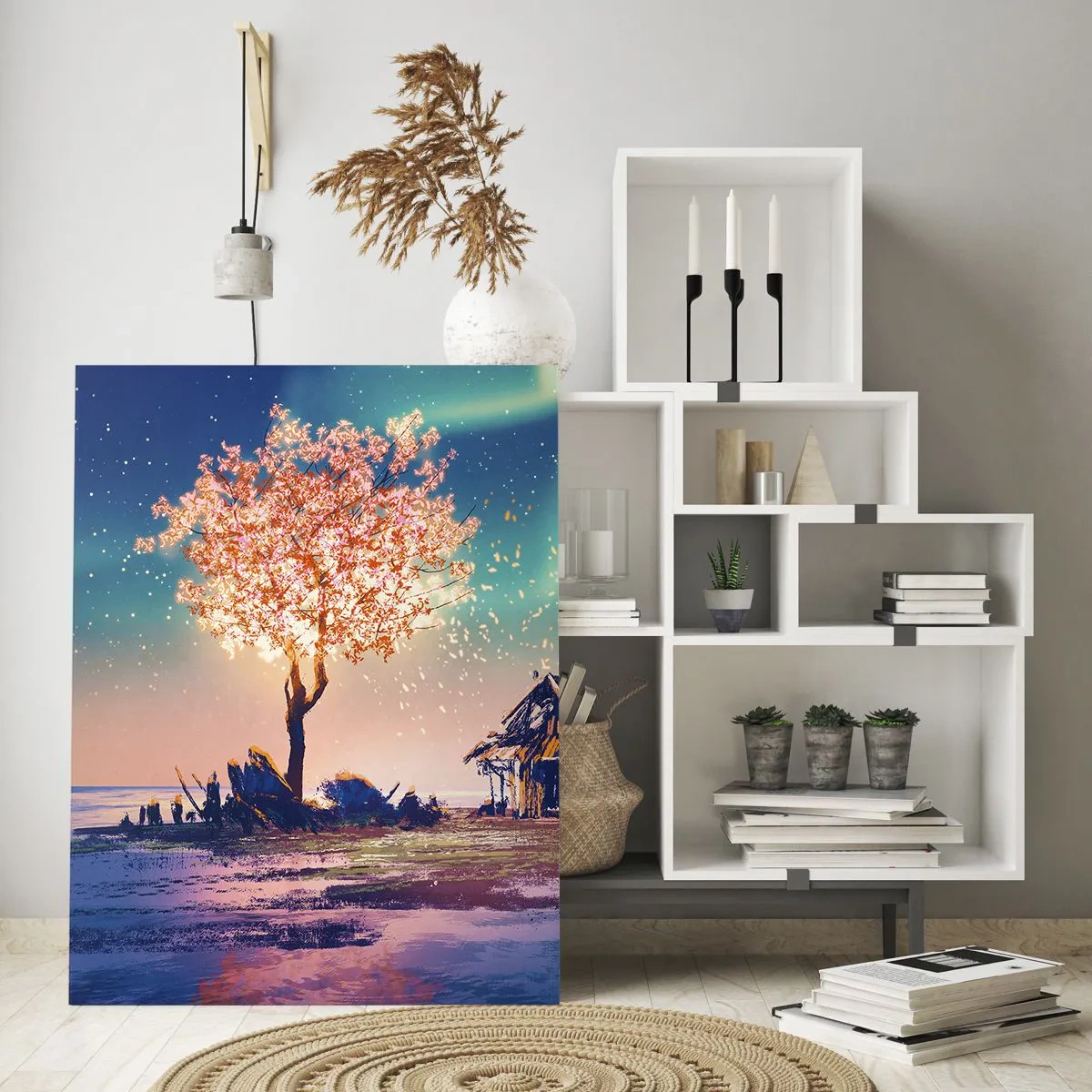 Tablou pe sticlă - Natura nu trece - 50x70 cm