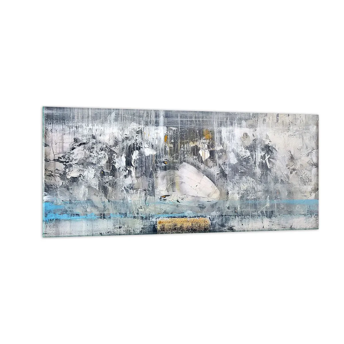 Tablou pe sticlă - Ca pe gheață, ca pe asfalt - 100x40 cm