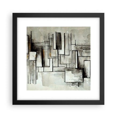 Poster în ramă neagră - Puterea simplității - 30x30 cm