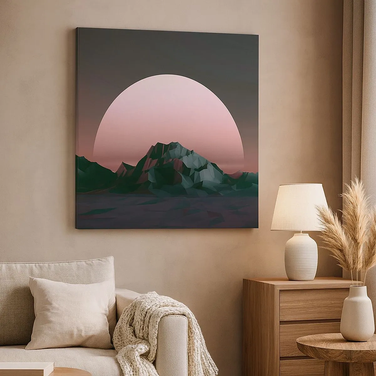 Tablou pe pânză - Într-o galaxie învecinată - 30x30 cm