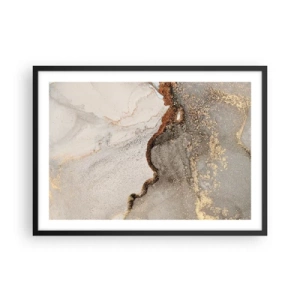 Poster în ramă neagră - La granița culorilor - 70x50 cm