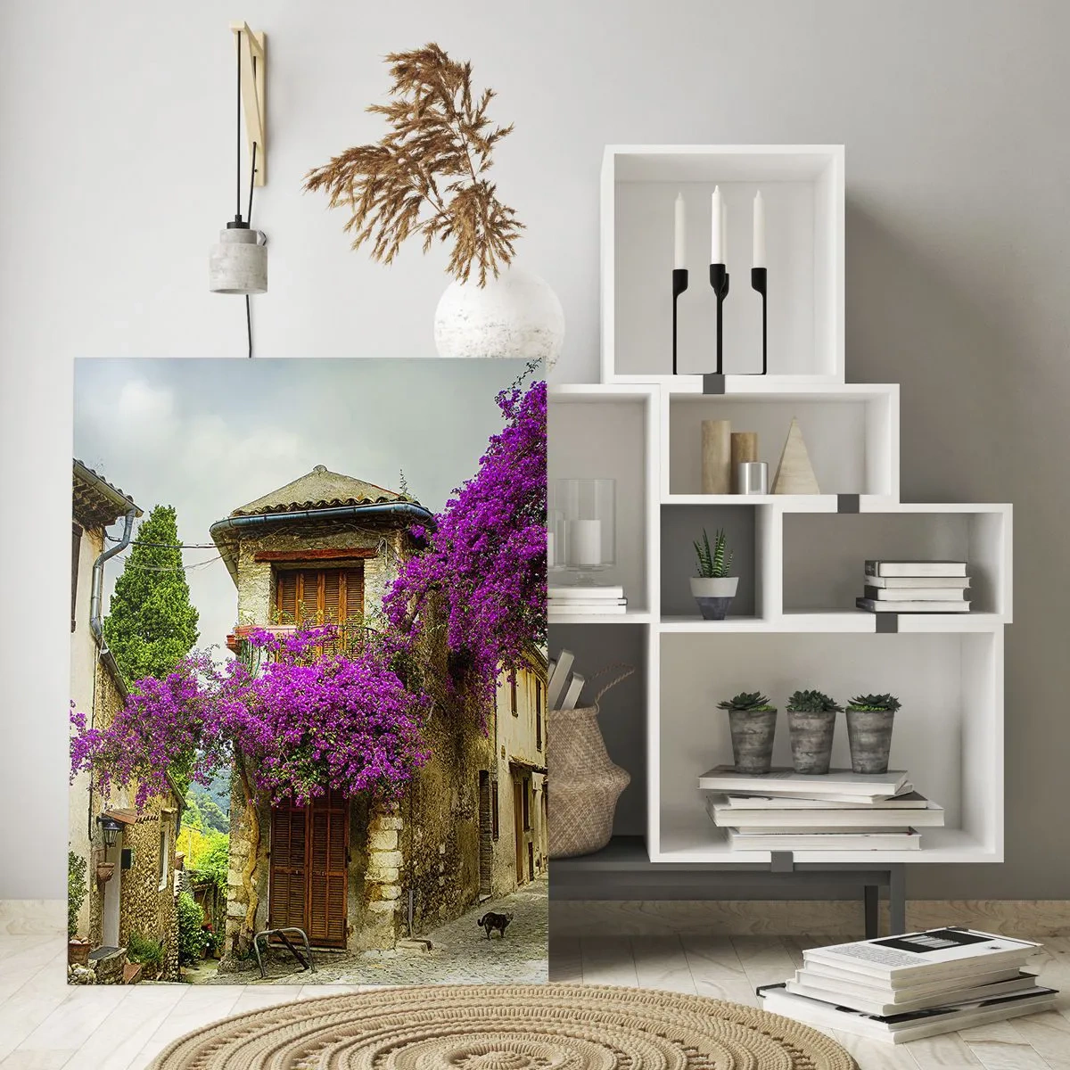 Tablou pe sticlă - Sub un baldachin floral - 50x70 cm