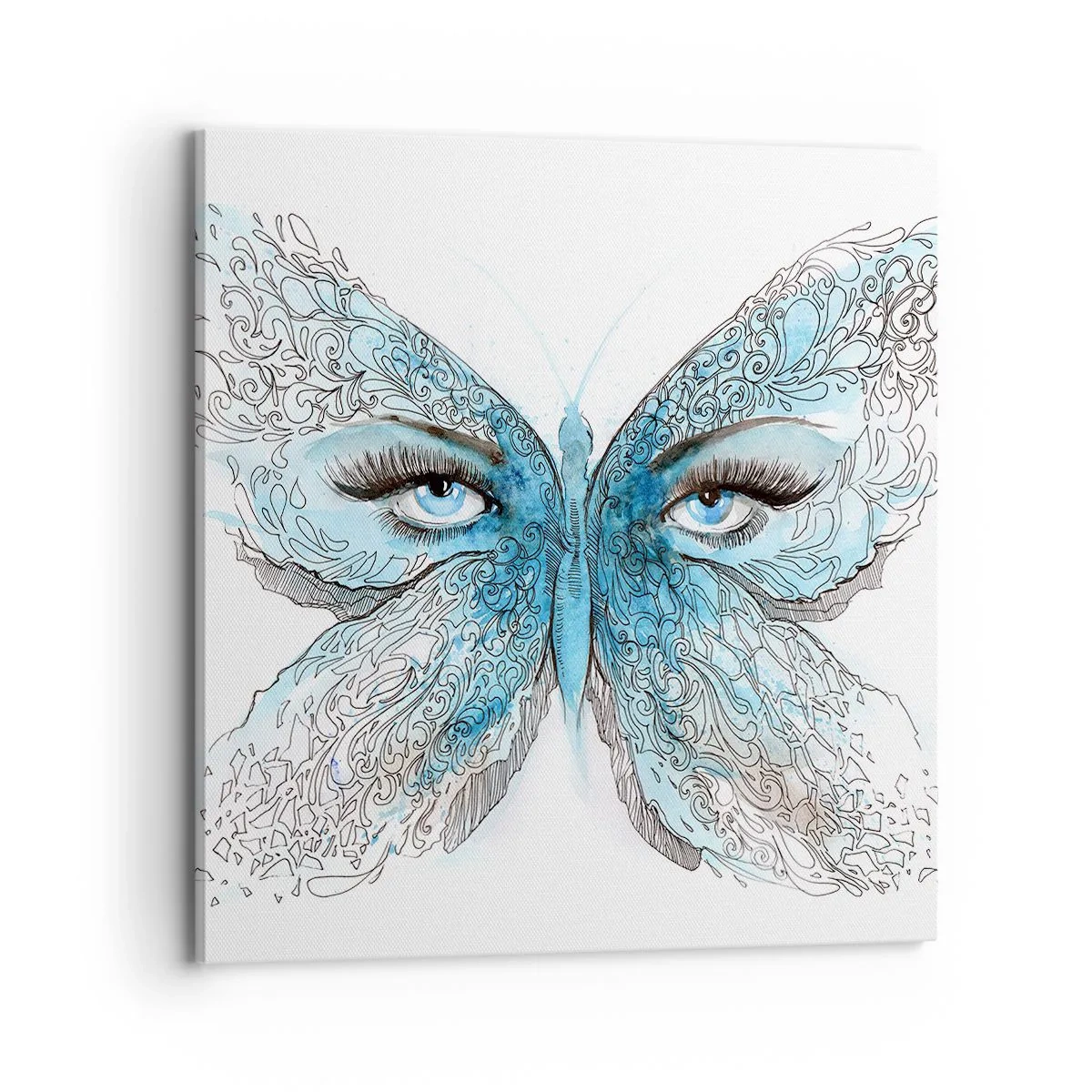 Tablou pe pânză - Polyommatus eros - 70x70 cm