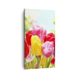 Tablou pe pânză - Așa suntem noi, culorile lunii mai! - 45x80 cm