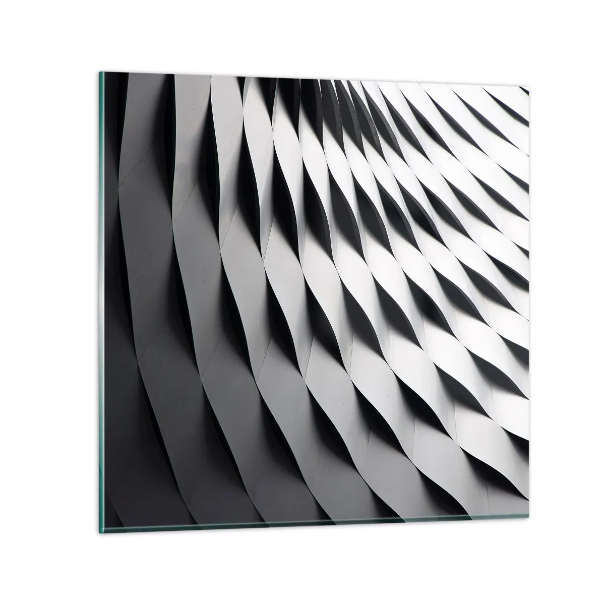 Tablou pe sticlă - Pe suprafața valurilor - 60x60 cm