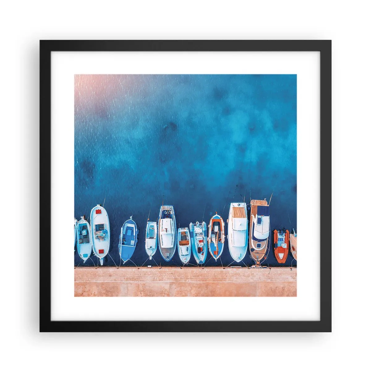 Poster în ramă neagră - Aliniere - 40x40 cm