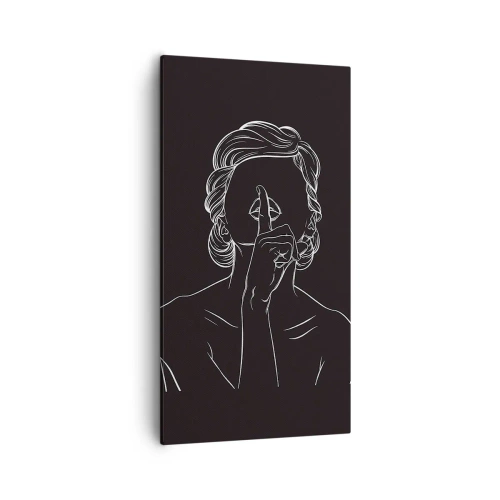 Tablou pe pânză - Frumusețea înflorește în tăcere - 55x100 cm