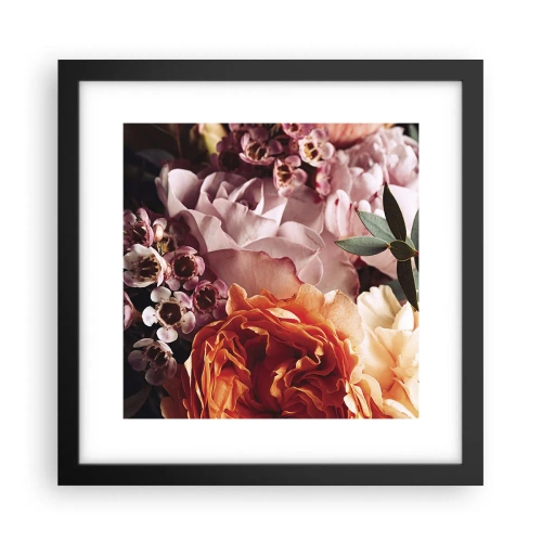Poster în ramă neagră - Înghesuite în frumusețe - 30x30 cm