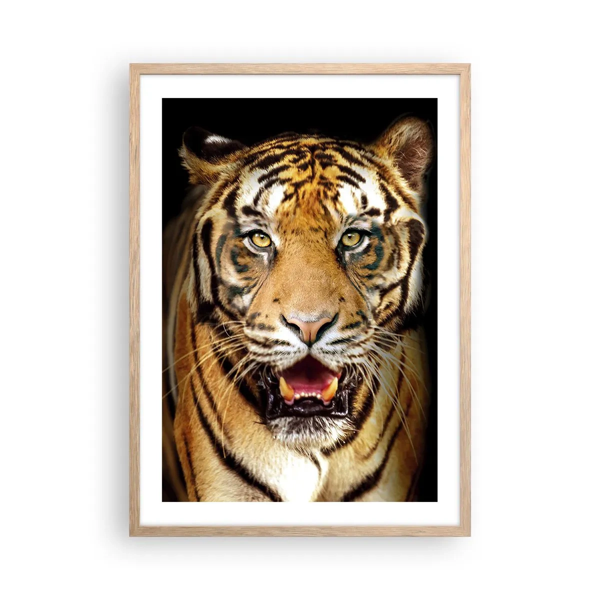 Poster în ramă de stejar deschis - Sălbăticia inimii - 50x70 cm