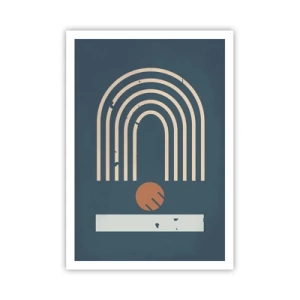 Poster - Geometrie în funcție de rodie - 70x100 cm