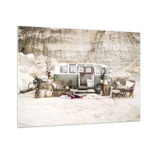 Tablou pe sticlă - Să înceapă călătoria - 100x70 cm