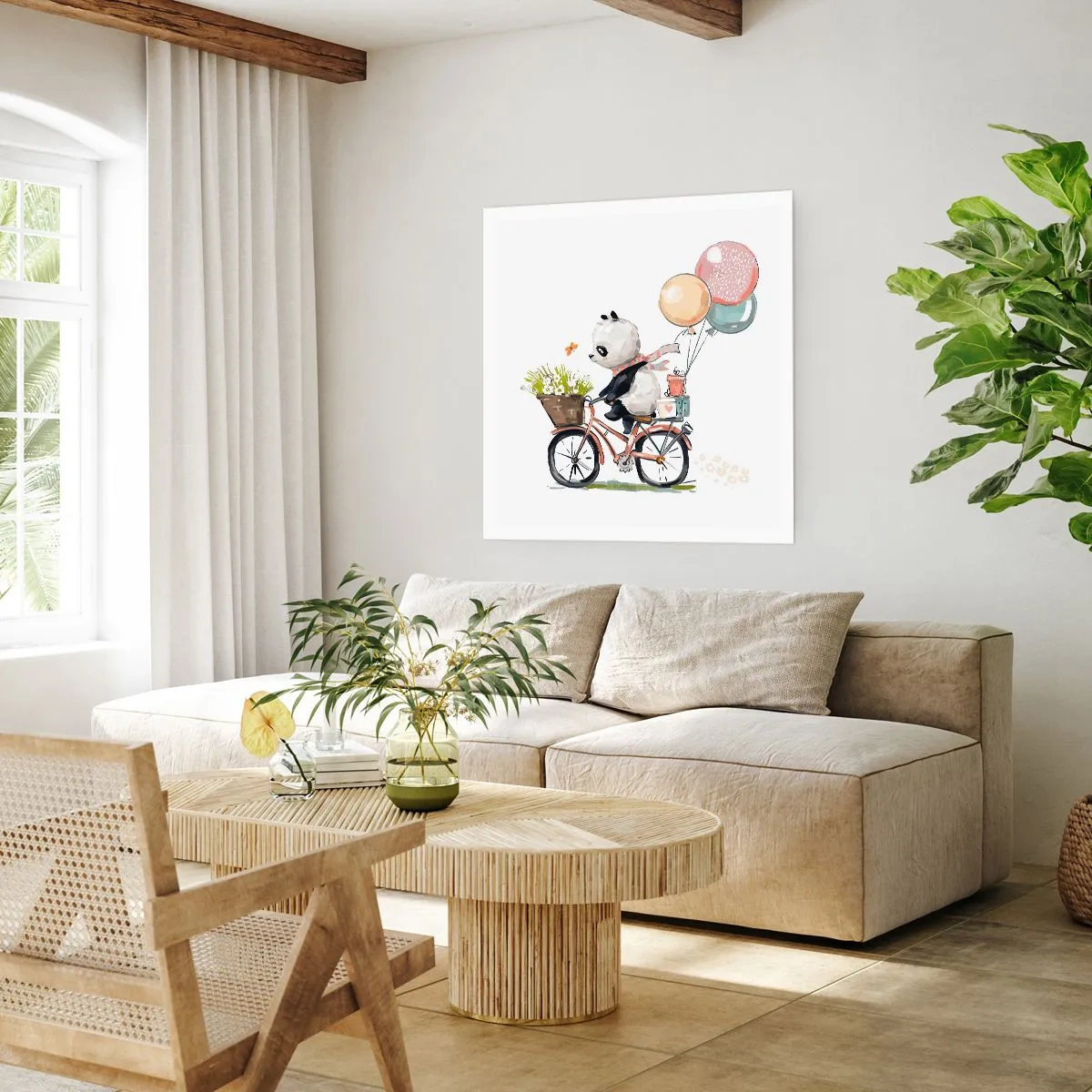 Poster - O zi fericită - 30x30 cm