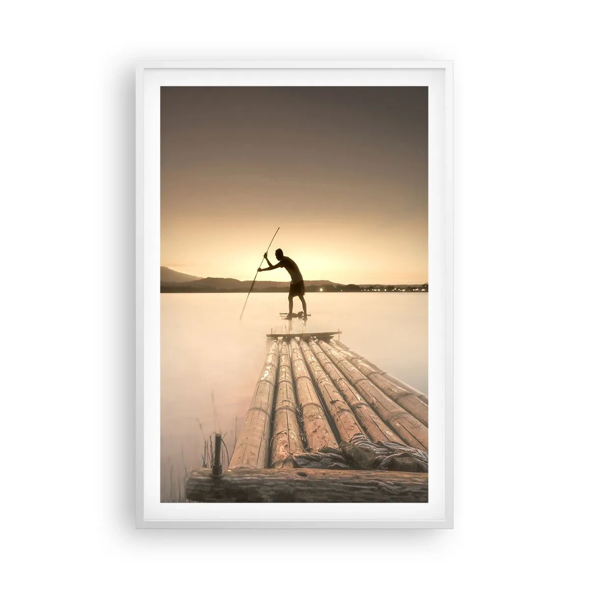 Poster în ramă albă - Înainte de odihnă - 61x91 cm