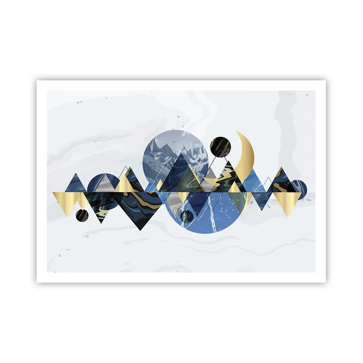 Poster - Peisaj geometric - 100x70 cm
