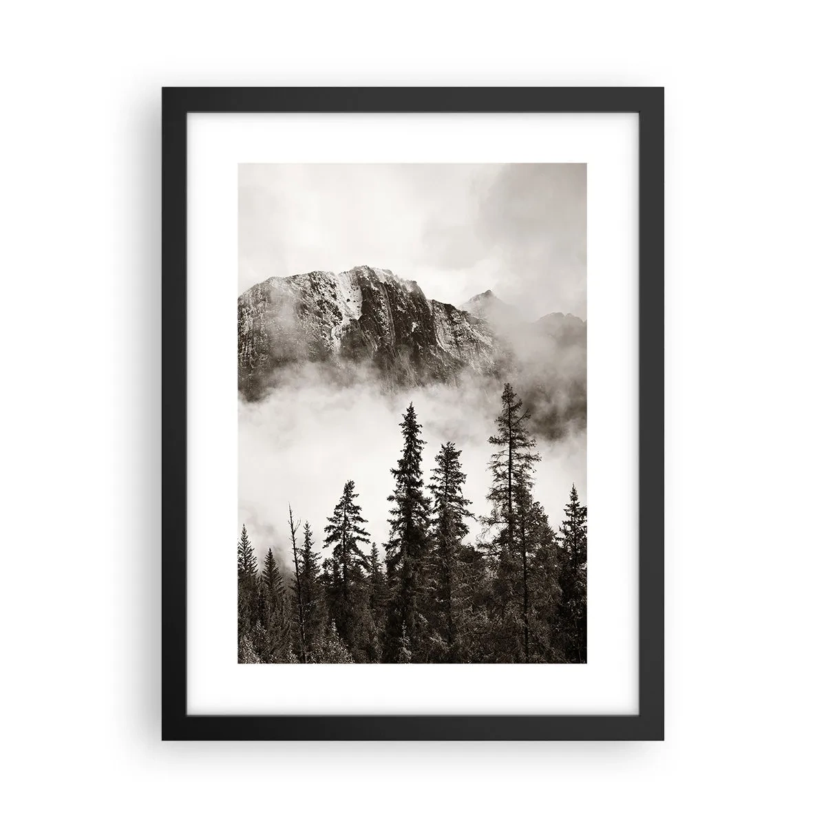 Poster în ramă neagră - Stăpânul de granit - 30x40 cm