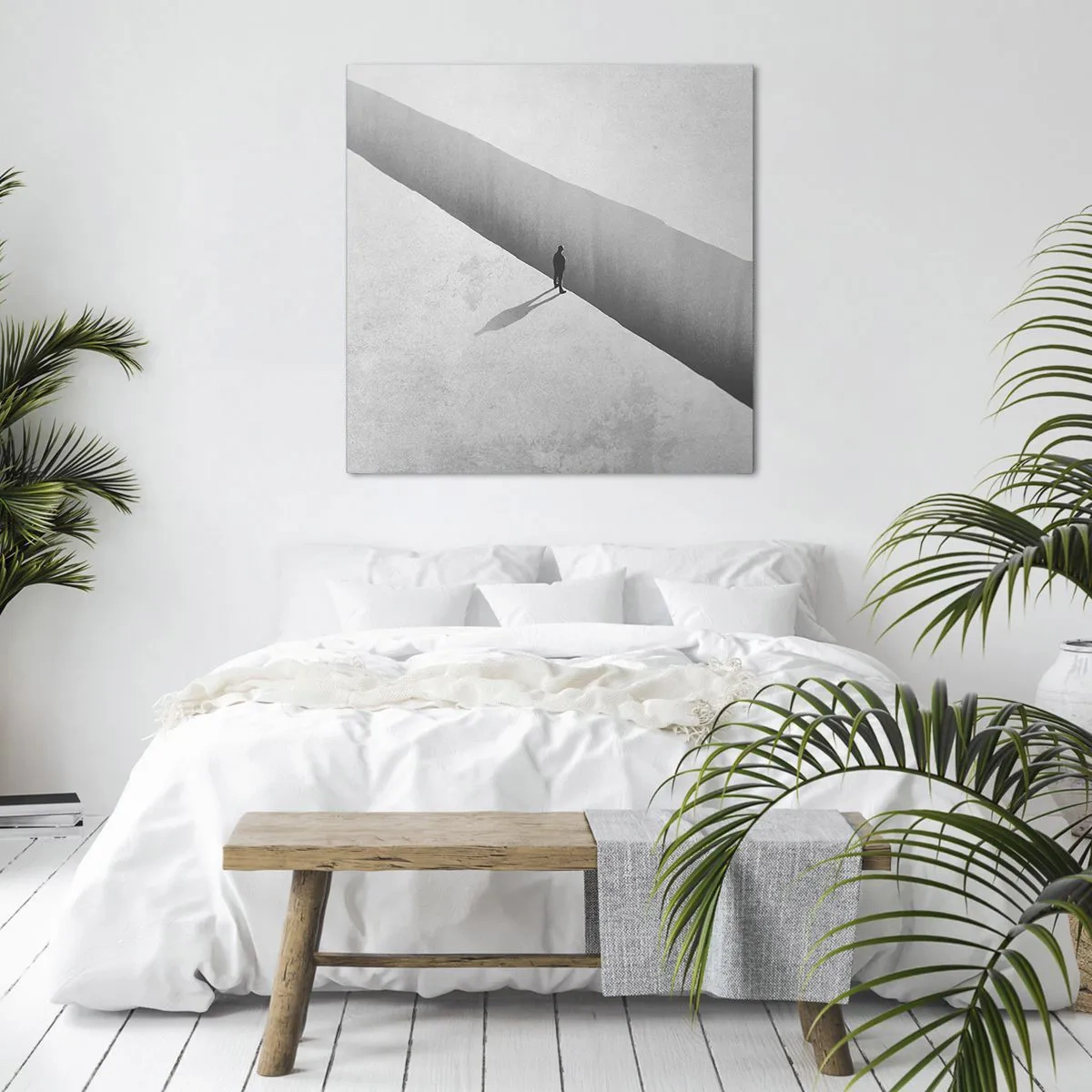 Tablou pe pânză - Obiectiv clar - 70x70 cm