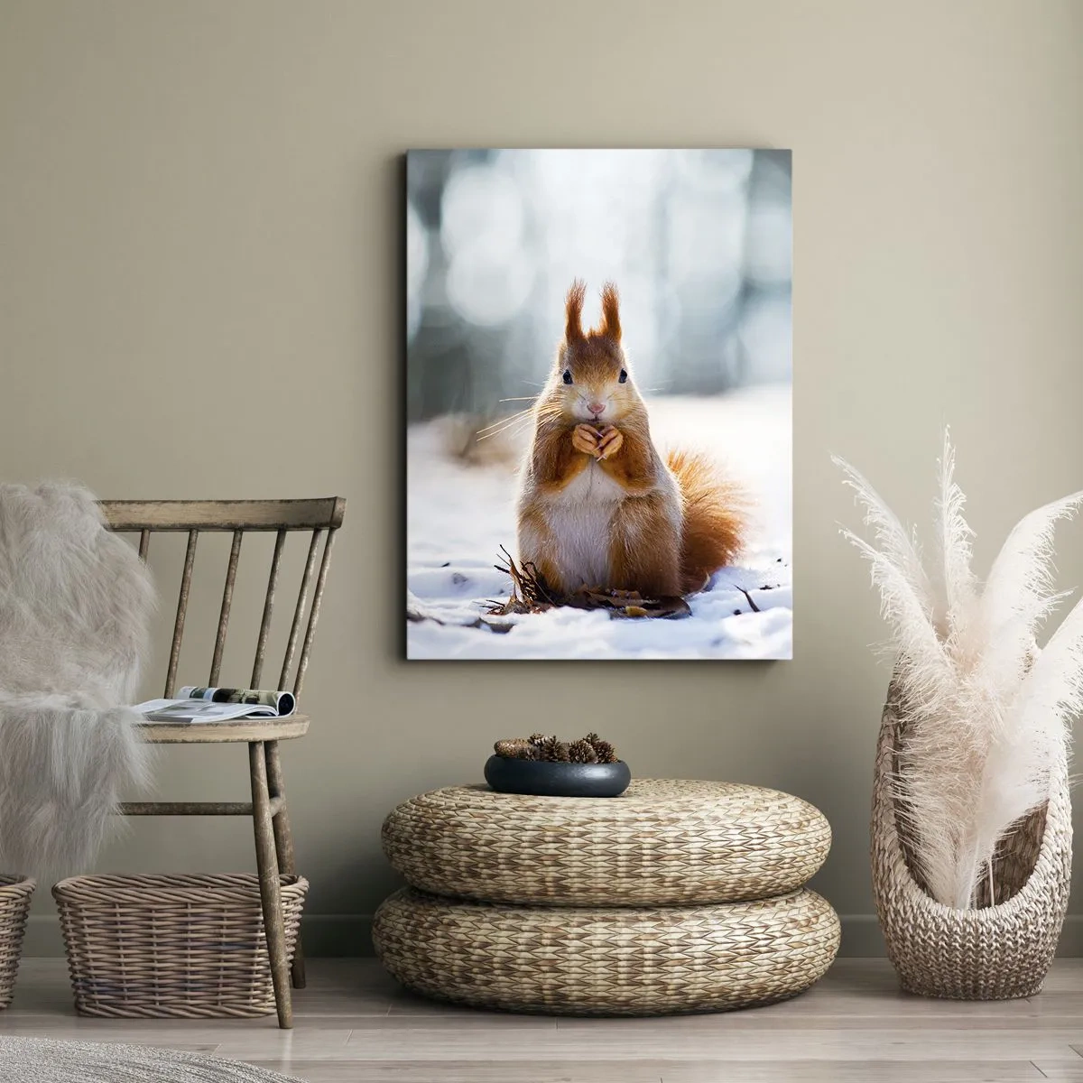 Tablou pe pânză - Și la ce te uiți? - 80x120 cm