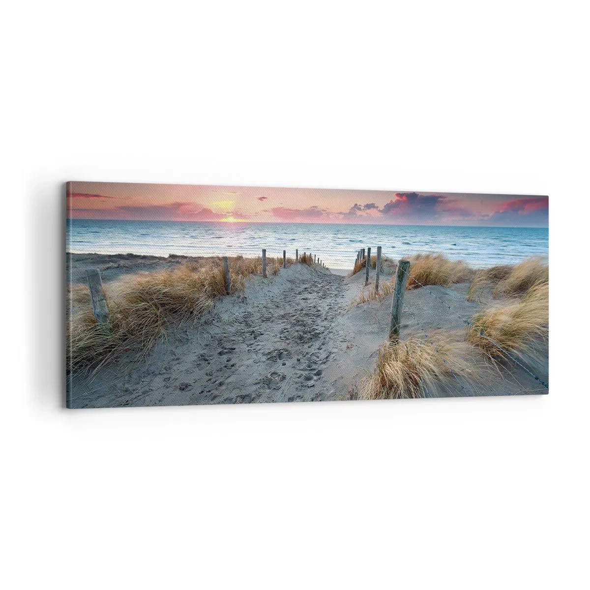Tablou pe pânză - Ai revărsat un curcubeu cu splendoare radiantă... - 100x40 cm